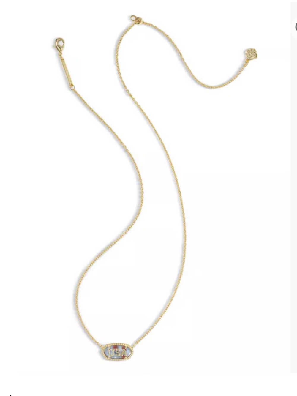 NWT - Kendra Scott Elisa USA Necklace - Picture 6 of 7